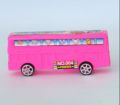 (Pack of 2) Pull Back Toy Bus For Kids, Pullback Vehicle, Bus, Toys [BT]. 