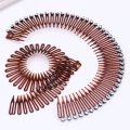1PC Plastic Full Circle Stretch Diamond Flexible Comb Teeth Headband Hair Band Clip Face Wash Fixed Hair Accessories. 