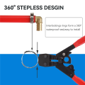 100Piece High-Quality 304 Stainless Steel Pex Crimp Rings Pex Pipe Fitting Clamp Rings 1/2-Inch. 