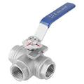 3/4 inch  3-Way Stainless Steel Ball Valve. 