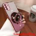 Case for OPPO Reno 6 5g oppo a16 oppo reno 6z 5g oppo reno6 z 5g phone casing back cover Softcase Silicone Shockproof Cover new design Clear with holder aesthetic SFWXZJ02. 