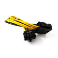 Adapter PCI-E CPU EPS 8 Pin To Dual 8P Power Splitter Graphics Card for Mining Farm Video Card Gpu for Riser Extension Cable Sleeved Cable Mushen. 