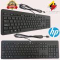 1x HP Wired USB Slim Business Keyboard. 