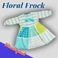 Pack Of 4 Full Sleeves Winter Cotton Frock For Girls (Random Design). 