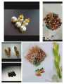 Tussels beads Button for shirts, scarfs and duppattas (24 Pieces). 