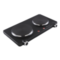 Dawlance Double HotPlate 1000+1500 Watts / DWHP 3021W / Dual Heating Zones / Cast Iron Surface / Adjustable Temperature Control / 5 Cooking Level / Portable. 