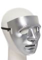 Faceless Hard Plastic Silver Mask – Full Face Costume Mask for Parties, Halloween, Cosplay & Stage Performances. 