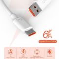 TYPE C ORIGINAL DATA CABLE + FAST CHARGING CABLE 66 WATT, 6 AMPERE GIVES SUPER FAST TURBO CHARGING EXPERIENCE TO ALL ANDROID PHONES. 