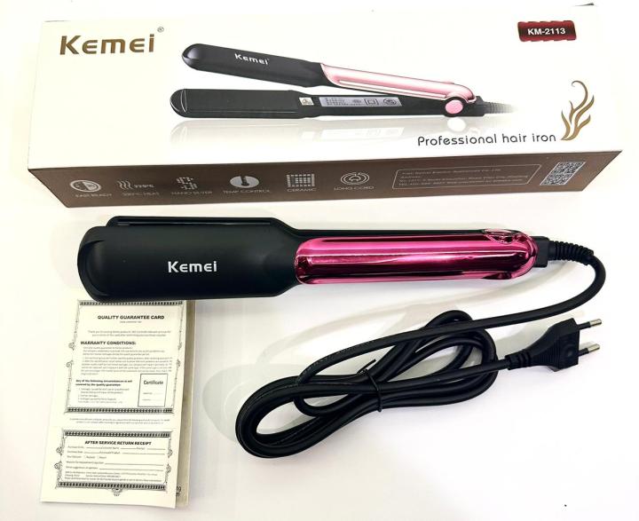 Professional Hair Straightener - badge Professional Hair Straightener  Purple Result same as Palour Saloon