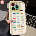 Fashion Calendar New Year's 2025 Case for Vivo Y15 Y36 Y18 Y03 Y100 Y17 Y22 Y02 Y20 Y16 Y28 Y21 Y30 Y12s Y11 Y20i Y31 V30 Y17s Y12 Y27 Y27s Y35 Y91 Y51 Y12i Y22s Y21s Y91C CuteCase. 