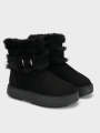Unze London Women's "ABRAX" Winter Cozy Flat Boots For Women - Boots For Women. 