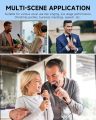 Moukey Karaoke Microphone, Dynamic Microphone with 13 ft Cable, Metal Handheld Cardioid Wired Mic, XLR Microphone for Singing/Stage/Chrismas,Compatible w/Karaoke Machine/PA System/Amp/Mixer, Grey UK IMPORT. 