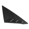 For Honda Civic 2022 2023 Sedan Rear Side Vent Quarter Window Louver Shutter Cover Matte Black Car Accessories. 