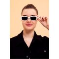 Bestwear.pk Vintage Rectangle Sunglasses For Men & Women - Retro Driving Sun Glasses For Girls & Boys - Cateye Classic Triangle Frame Fashion Unisex Shades for Ladies - Rectangle Style Eyewear Eyeglasses. 