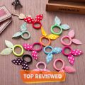 Pack of 12-24 Rabbit Style Ponytails for Girls. 