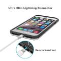 VOKOO Short Charging Cables [5 Pack 8 inches] BUENTEK Nylon Braided USB Cable Sturdy Charging Cord Compatibility with i OS System Device - Silver. 