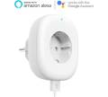 2 in 1 Maxcio Smart Wifi Socket Switch 10A with 1 USB Port 2.1A, Smart Timer Switch, Smart Wlan WiFi Socket, Intelligent Smart Plug, Compatible with Alexa Google Home, App Control, Timing Function - 2 Switch per Pack. 
