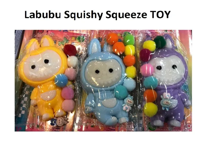 Squishy Squeeze Toy,1pcs Soft Labubu Squishy Toys Slow Rebound ...