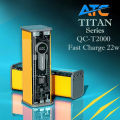 ATC Titan QC-T2000: 20000mAh 22.5W Fast Charging Power Bank with Transparent Body and PD Technology, Best Portable Charger for Fast Charging. 