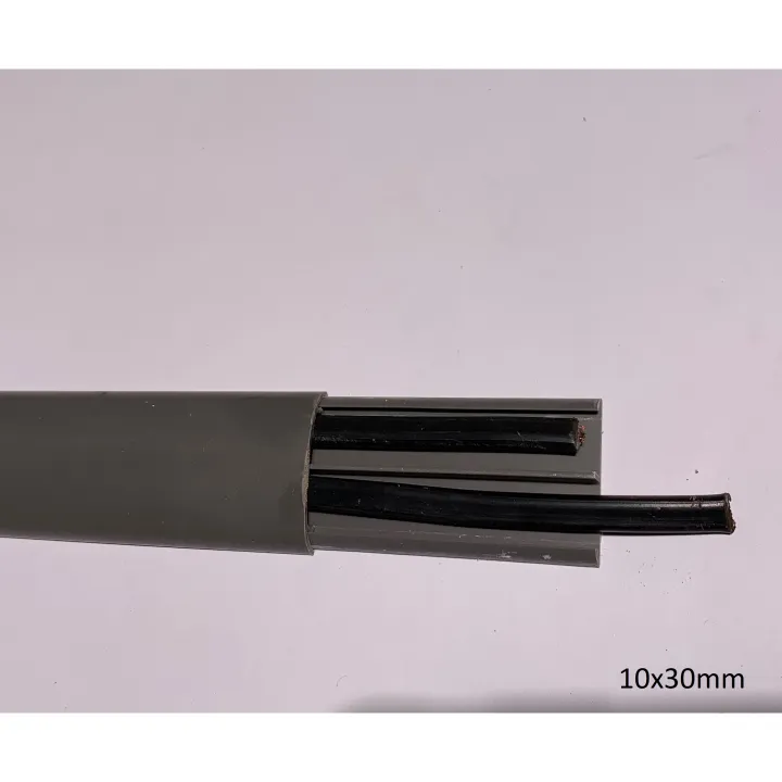 CableR%2010x30mm%20Wide%20Grey%20Floor%20Cable%20Duct%20with%20Guard%20Self-Adhesive%20Cable%20raceway%202%20ft%20gray%20-%20Image%205