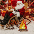 Flame Decor Easy embly Bonfire Music Party Picnic Barbecue Flame Decoration. 