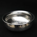 Steel Handi for cooking and serving | 2kg capacity | 10 Inch | Family Size | Hammered Design. 