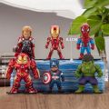 Disney Marvel Avengers Alliance Spiderman Iron Man Hulk Anime Figure marvel legends Action Figure Kawaii model kids gift toys. 