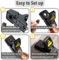 SP Dealz Reusable Mouse Trap – Quick Catch Snap Trap for Small Mice, Indoor & Outdoor Rodent Catcher for Home, Kitchen, Garage & Garden. 