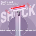 Red Light Therapy EMS Microcurrent Facial Wand Eye Dark Spots Hyperpigmentation Face Massager Anti-aging Firming Beauty Tool. 