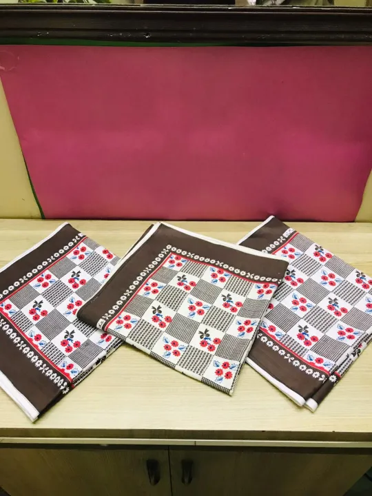 Chaina Romal For Roti Set Of 5 Multi Design Roti Romal | Daraz.pk