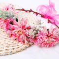 Floral Hairbands Beach Headband Party Boho Headbands Bridal Bridesmaid Headdress New Sweet Princess Flower Hair Wreath. 