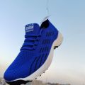 Running Shoes for Men Breathable Mesh Reflective Sneakers. 