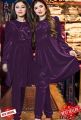 Jay Online Store - Two PC Stitched Velvet & Moon Light Stylish Dress - For Girls & Women - Available in Different Colors. 