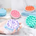 Ultra-Soft Silicone Hair & Scalp Massager Shampoo Brush – Non-Slip Grip Head Scrubber for Deep Cleansing, Exfoliating Scalp Care & Dandruff Removal; Wet & Dry Hair Scrubber, Gentle Massage to Boost Circulation & Healthy Hair Growth for Men & Women. 