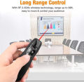 Kebidu 2.4GHz Wireless USB Presenter Powerpoint PPT Presentation Remote Control Flip Pen. 