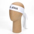 100% Jesus Sport Tie Headband Soccer Football Athletics Fitness Sweatband Bandana. 