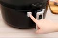 Kangaroo Australia Air Fryer Oven Digital Display With Touchscreen 6.5 Leter Large capacity Airfryer Cooker 200 Recipes Xl Air Fryer Basket 1300w Power Multifunction Healthy Oil Free Oven Stainless Steel. 