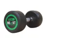 Beast Fitness Rubber Coated Dumbbell (Single Piece - Add 2 to Cart for Pair) - Professional Home Gym Weight with Anti-Slip iron Handle - High Quality Exercise Dumbbell (1kg to 20kg). 