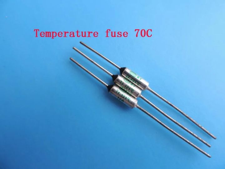 【Universal Car Parts Store】Free ship 100pcs fuse 70C 10A RY70 Temperature Thermal Fuse degree
