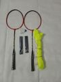 Badminton Racket Pair (Free Net+Plastic Shuttle+Grip Pair). 