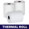 Pack of 03, POS Thermal Printer Roll, White Color, 80mm x 50 Meter. 