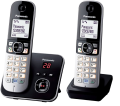 Panasonic KX-TG6822 PTCL Wireless landline Phone plus intercom with Power Failure Backup, Answering Machine, Speakerphone, Caller ID and Free 04 New Rechargeable Cells. 