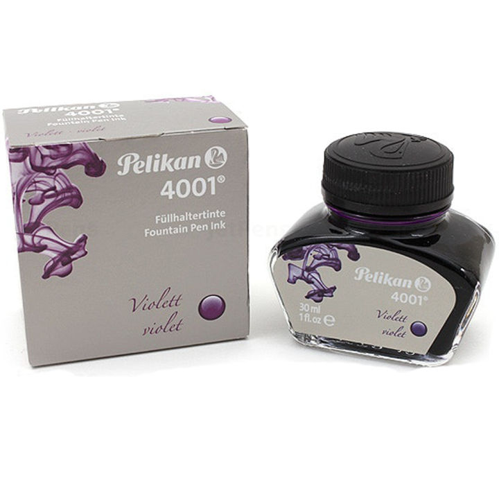 Pelikan%204001%20Bottled%20Ink%20for%20Fountain%20Pens,%20Violet,%2030ml,%201%20Each%20(311886)%20-%20Image%202