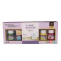 Fabric Paint color 25ml 6 pcs with colour Palette brush and wooden sticks (Textile). 