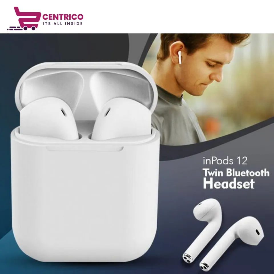 TWS Inpods i12 Matte High Quality Airpods Dual Sport Stereo Bass V