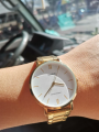 Original Casio - LTP-VT01G-7BUDF - Stainless Steel Wrist Watch for Women. 