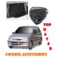 Daihatsu Coure Sun Shades Car Windows Curtains 4 pieces, Foldable, Jet Black. 