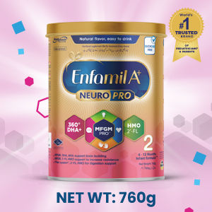 Enfamil A+ Stage 2 Follow up Formula Baby Milk Powder 6 to 12 Months - 760 Gram