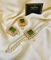 Rawayat Jewellery - Choker Set For Girls - MARIYA (Green) - Jewellery for Girls. 