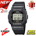 (Ready Stock) G .Shock DW5600 Men Watch Digital Sport Watch LED Display Water Resistant Shockproof and Waterproof World Time LED Auto Light Sports Wrist Watches DW-5600E-1V (copy original 1.1 premium). 